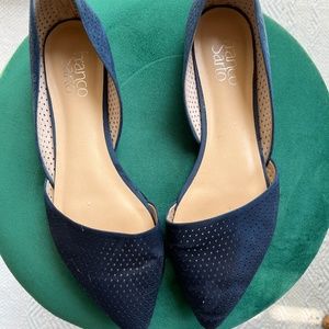 Franco Sarto size 9.5M blue flats "inside label Honey 2"